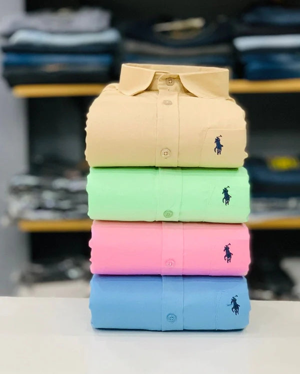 RL Polo Plain Shirt